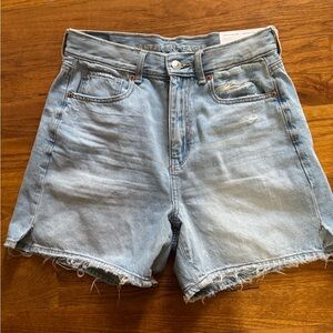 American Eagle Outfitters Women's Light Blue Denim Shorts